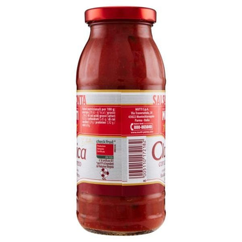 Mutti Classica tomatoes sauce in glass  300g - Italian Gourmet UK