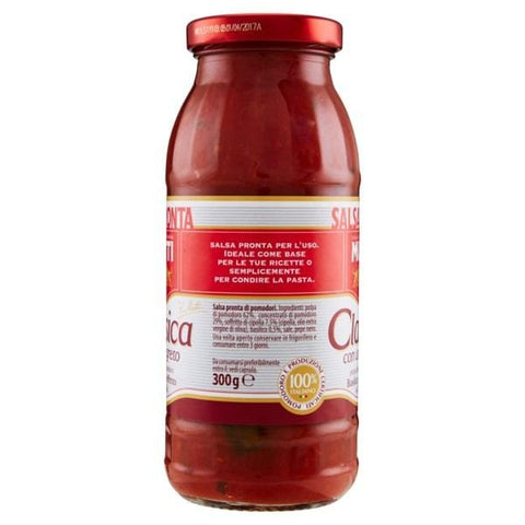 Mutti Classica tomatoes sauce in glass  300g - Italian Gourmet UK