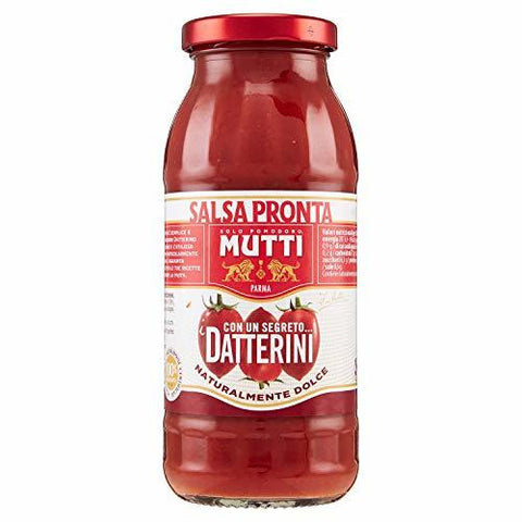 Mutti Datterini tomatoes sauce in glass 6x300g - Italian Gourmet UK
