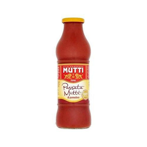 Mutti Passata puree Tomatoes (700g) - Italian Gourmet UK