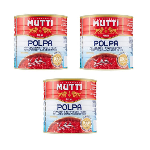 Mutti Polpa di Pomodoro Tomato Pulp Can 2,5Kg - Italian Gourmet UK