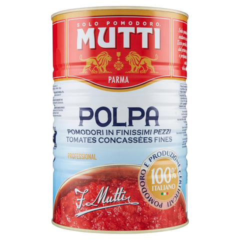 Mutti Polpa Finely Chopped Tomato Pulp (400g) - Italian Gourmet UK