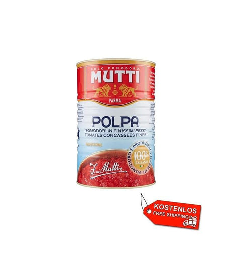 Mutti Polpa Finely Chopped Tomato Pulp ultra pack 48x400g - Italian Gourmet UK