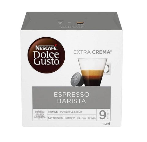Nescafé Espresso Barista 16 coffee capsules for Dolce Gusto - Italian Gourmet UK