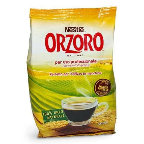 Nestlé Orzoro soluble roasted barley sachets of 200g - Italian Gourmet UK