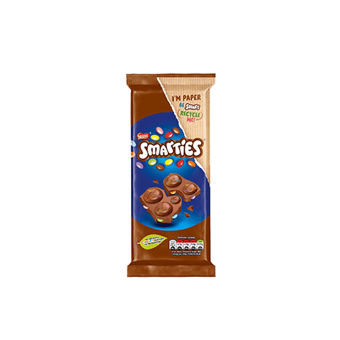 Nestlè Chocolate bar 1x90g SMARTIES tavoletta di cioccolato al latte milk chocolate bar 90g