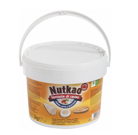 Nutkao Fantasia di cacao Milk & Hazelnut Spread cream 3Kg - Italian Gourmet UK