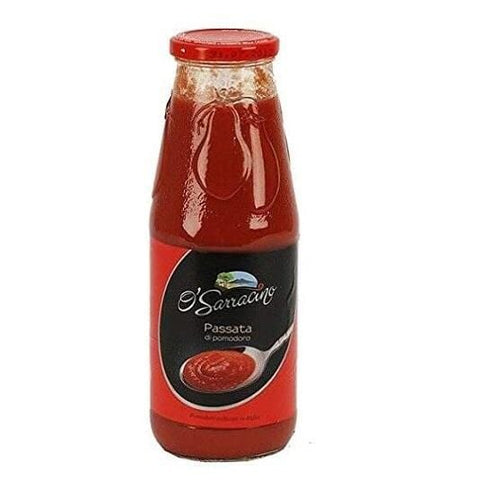 O' Sarracino Passata di pomodoro Italian puree Tomatoes 680ml - Italian Gourmet UK