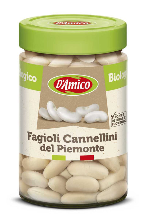 D'Amico Fagioli cannellini del Piemonte BIO Cannellini beans 310gr