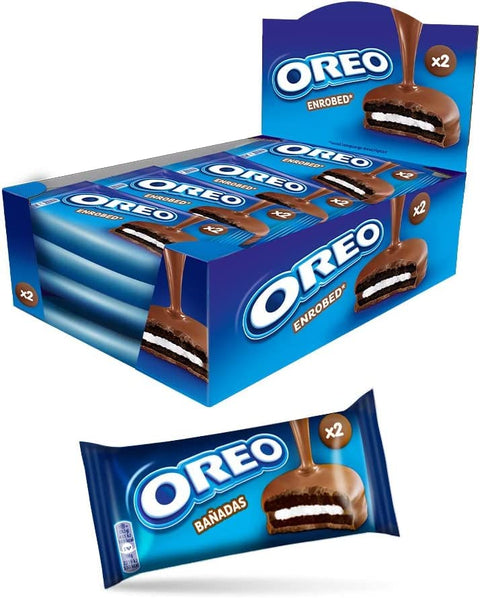 Oreo Biscuits Oreo Bañadas, Cookies with Milk Chocolate Cover - 24 x 41 g 7622201492069