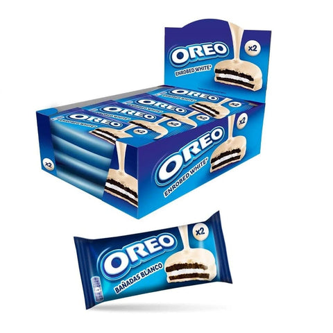 Oreo Biscuits Oreo Bañadas, Cookies with White Chocolate Coating - 24 x 41 g 7622201817770