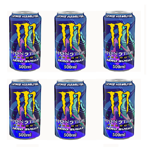 Monster Energy Drink LEWIS HAMILTON ZERO 6x500ml