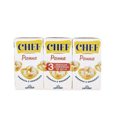 Parmalat Chef Cream (3x125ml) - Italian Gourmet UK
