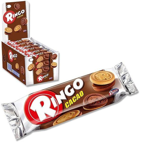 Pavesi Ringo Cacao Cocoa  Biscuits (24x55g) - Italian Gourmet UK