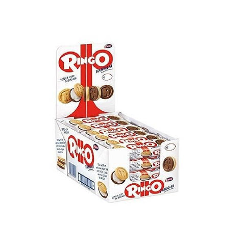 Pavesi Ringo Vaniglia Vanilla Biscuits (24x55g) - Italian Gourmet UK