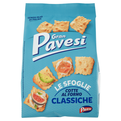 Pavesi Salted Snack & Crackers Gran Pavesi Le Sfoglie Classiche Baked Salted Snack 180g