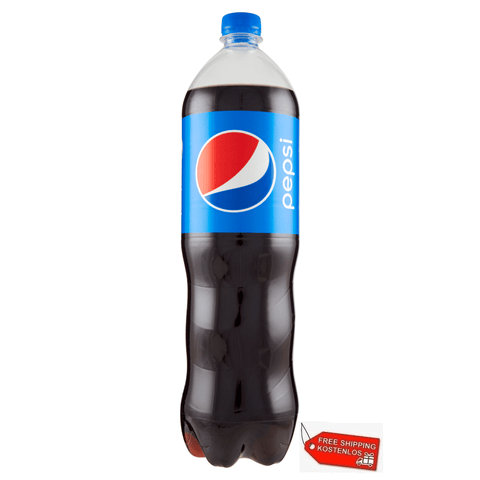 Pepsi Soft Drink 12x Pepsi Cola Original Soft Drink Disposable PET Bottle 1,5Lt 4060800001740