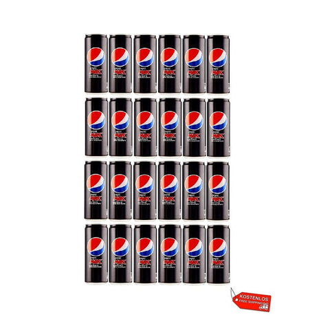 Pepsi Soft Drink Pepsi Cola Max Gusto Zero Zucchero soft drink sugar-free (24x330ml) disposable cans
