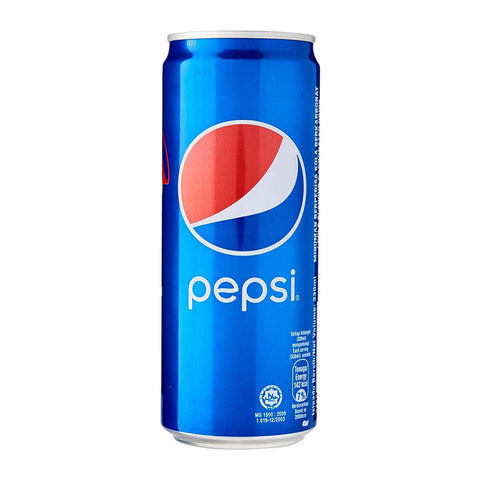 Pepsi Cola Original soft drink 330ml disposable cans - Italian Gourmet UK