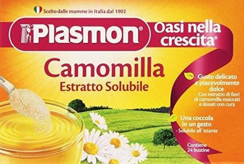 Plasmon Camomilla Camomile Tea for Babies 24 Sachets (120g) - Italian Gourmet UK