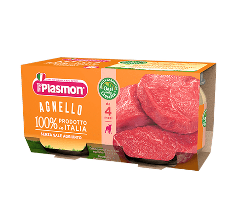 Plasmon Agnello homogenized Lamb 2x80g - Italian Gourmet UK