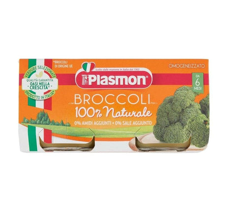 Plasmon Homogenized Broccoli 2x80g - Italian Gourmet UK