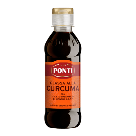 Ponti Glassa Curcuma Turmeric Glaze 245g - Italian Gourmet UK