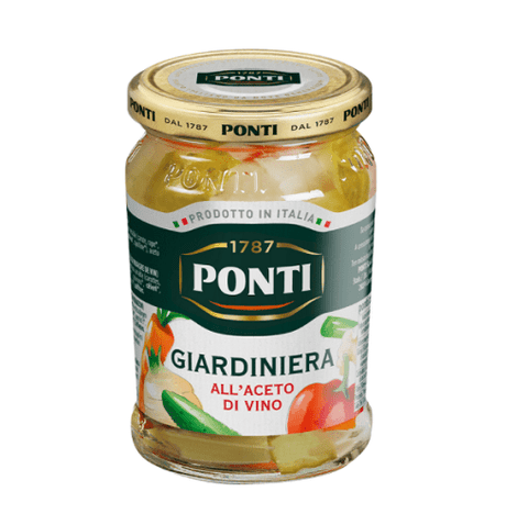 Ponti Giardiniera Pickled Vegetables 290g - Italian Gourmet UK