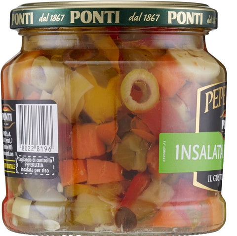 Ponti Mixed vegetables Ponti Peperlizia Ponti Peperlizia Insalata per Riso Rice Salad Salad Dressing 350g 80227700