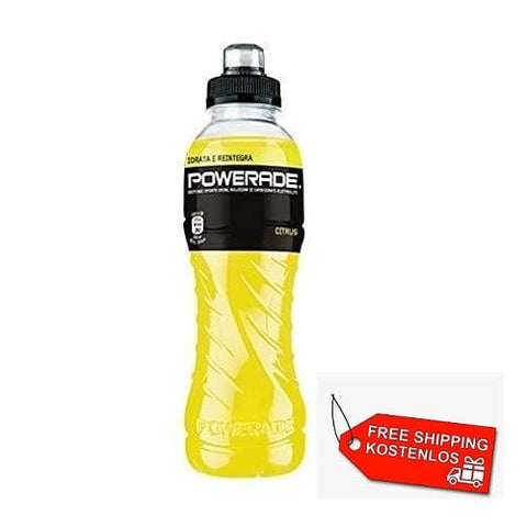 Powerade Limone Bevanda energetica Energy Drink Citrus Lemon (24x50cl) - Italian Gourmet UK