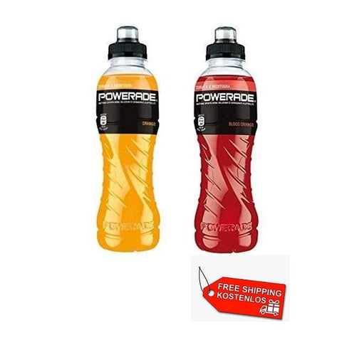 Test pack Powerade Double Orange Energy Drink 12x50cl - Italian Gourmet UK