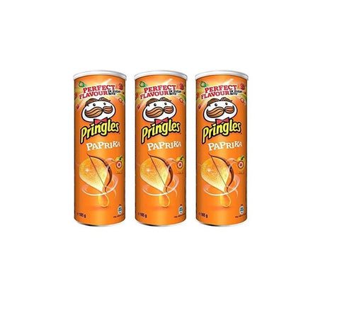 Pringles Paprika pack 3x165g - Italian Gourmet UK