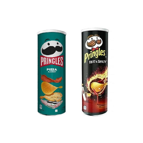 Pringles Crisps Test pack Pringles Pizza & Hot & Spicy 6x160g