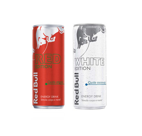 Test pack Red Bull Red Watermelon & White Edition energy drink 2x250ml