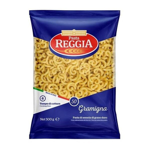 Reggia Gramigna Italian pasta 500g - Italian Gourmet UK