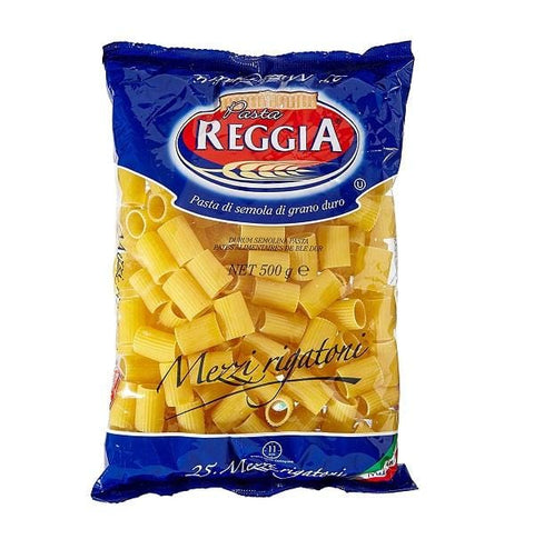 Reggia Mezzi Rigatoni Italian Pasta 500g - Italian Gourmet UK