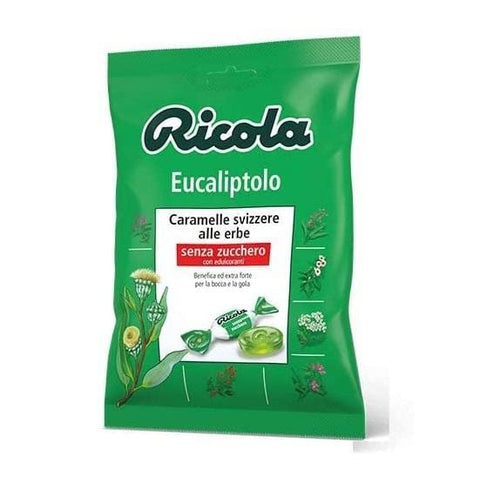 Ricola Eucaliptolo refreshing Eucalyptol and menthol candies 70g - Italian Gourmet UK