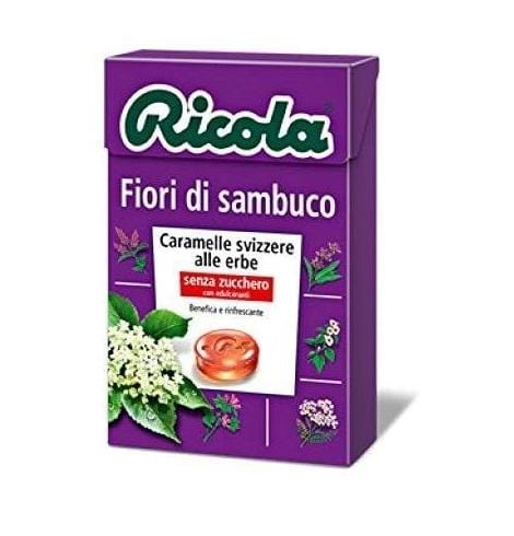 Ricola Fiori di Sambuco herbs candies box 50g - Italian Gourmet UK