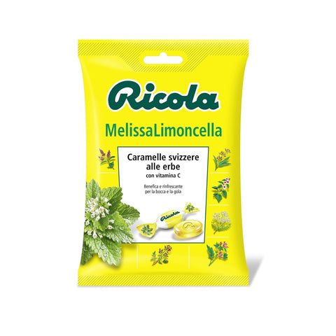 Ricola Melissa Limoncella herbs and citrus candies 70g - Italian Gourmet UK
