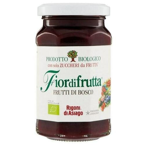 Rigoni di Asiago Fiordifrutta Frutti di Bosco Italian BIO jam Berries marmelade 250g - Italian Gourmet UK