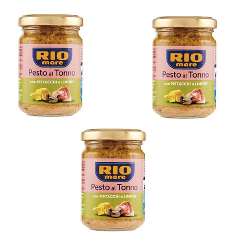 Rio Mare Cooking sauces & pesto 3x130g Rio Mare Pesto al Tonno con Pistacchi e Limone Tuna with Pistachios and Lemon (130g) 8004030506077