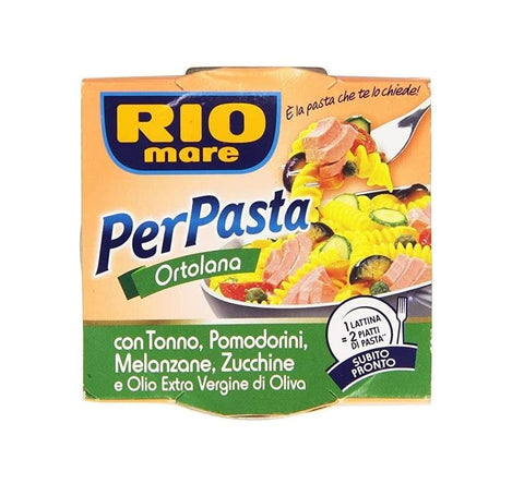 Rio Mare Per Pasta Ortolana Tuna in Extra Virgin Olive Oil with Vegetables 160g - Italian Gourmet UK