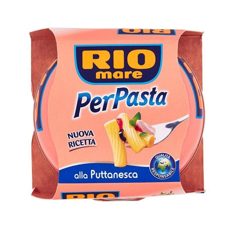 Rio Mare Per Pasta Puttanesca with tuna salad 160g - Italian Gourmet UK