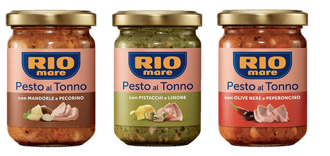 Rio Mare Pesto Rio Mare Testpack Pesto con Tonno Testpack Pesto with Tuna (3x130g) 8004030506091