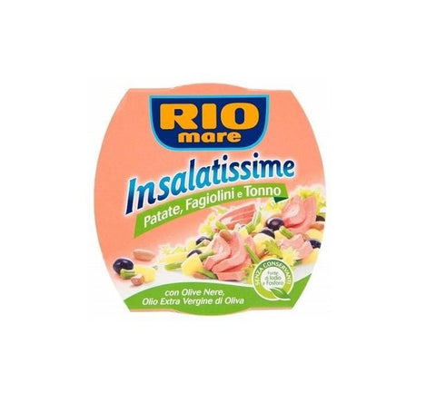 Rio Mare Insalatissime Tuna potatoes and green Beans salad mega pack 12x160g - Italian Gourmet UK