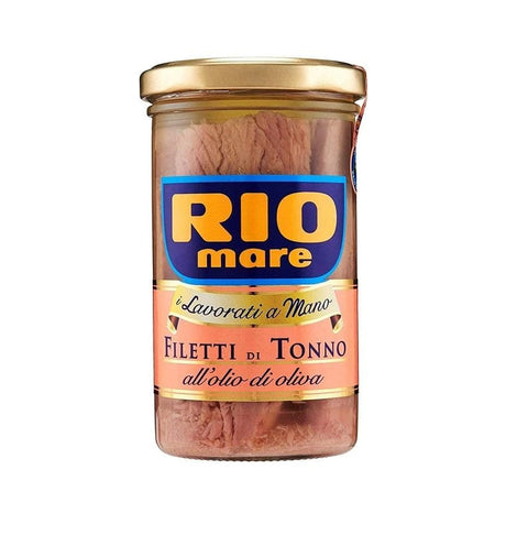 Rio Mare Filetti di Tonno in Olio di Oliva Tuna fillets in Olive Oil Handmade 250g - Italian Gourmet UK