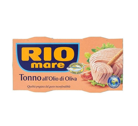 Rio Mare Tonno all'olio di Oliva Tuna in olive oil 2x160g - Italian Gourmet UK