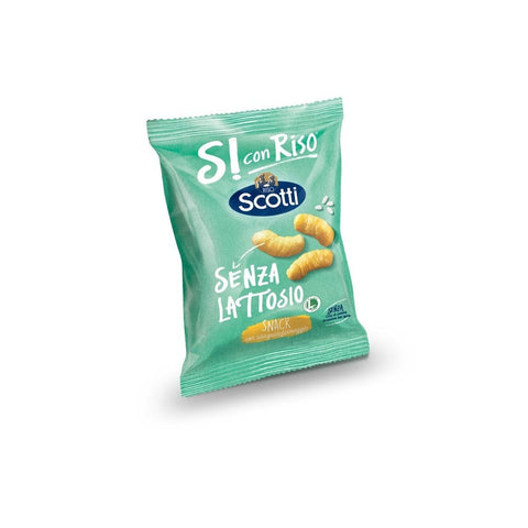 Riso Scotti Si con Riso Snack al Formaggio Cheese Snacks Lactose Free 40g - Italian Gourmet UK