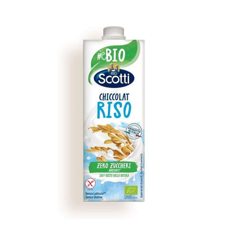 Riso Scotti Chiccolat Latte di Riso Organic Rice Milk 1Lt - Italian Gourmet UK