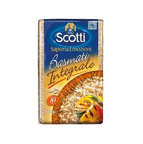 Riso Scotti Basmati Integrale Italian Brown Rice 500g - Italian Gourmet UK